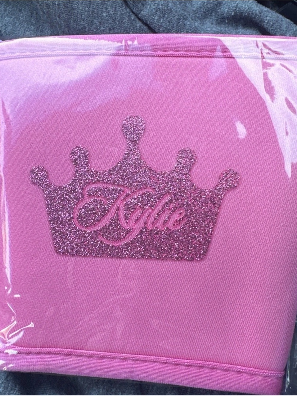 2026 Dunkin King Kylie Pink Glitter Cup Holder Limited Edition